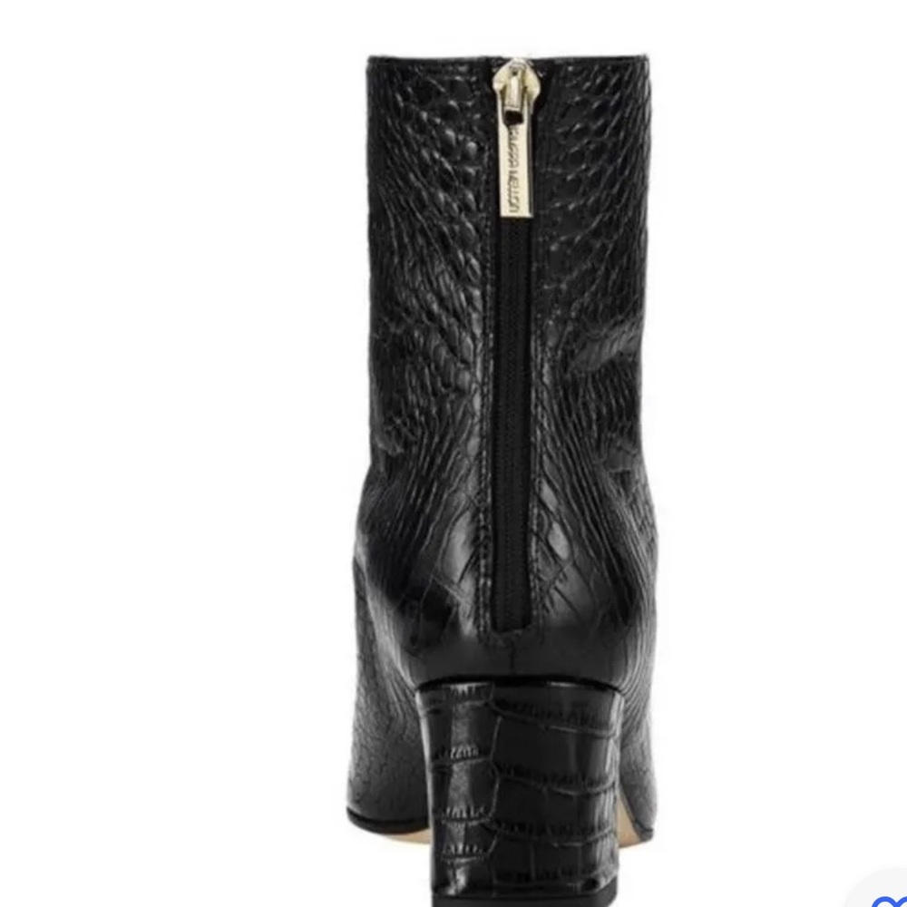 Tamara Mellon Vadim Crocodile Embossed Ankle Bootie - Picture 5 of 11